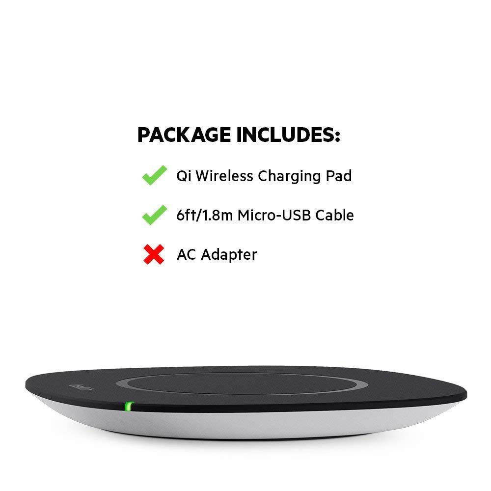 Belkin Boost Up Qi (5 W) Wireless Charger for iPhone X/iPhone 8 Plus/iPhone 8/Samsung Galaxy S9+/S9 and Other Qi Enabled Devices, Black wireless charging case for airpods, best qi wireless charger for iphone and android phones, best wireless charger qi ravpower samsung anker mophie, wireless charging, wireless chargers, wireless charger mobile phone list, wireless charger mobile phone, wireless charger mobile list, wireless charger samsung, wireless charger price, wireless charger mi, wireless charger phone, wireless charger receiver, wireless charger mobile, वायरलेस चार्जर सैमसंग, wireless charger for iphone x