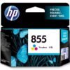 HP 855 Tri-color Original Ink Cartridge