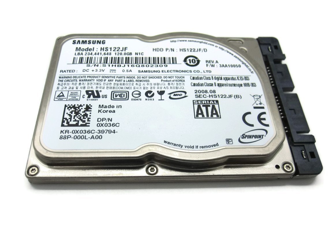 1GB Memory PC2-5300 CL5 64×8 DDR2-667 Sodimm