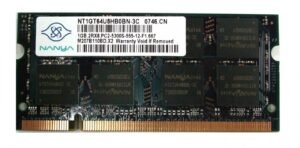 1GB PC2-5300 DDR2 667MHz 2Rx8 Sodimm