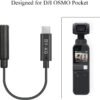 BOYA BY-K6 TRS Female to Type-C Male Audio Adapter for DJI OSMO Pocket