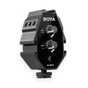 BOYA BY-MP4 Audio Adapter for smartphone,DSLR camera,camorder