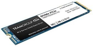 TeamGroup MP34 256GB M.2 PCIe Solid State Drive with NVMe1.3 and S.M.A.R.T. Function