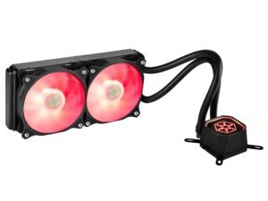Silverstone TD02-RGB CPU RGB CPU Liquid Cooler with Dual 120mm Silent Fan