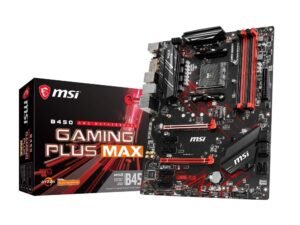 MSI B450 GAMING PLUS MAX AM4 Socket Dual Channel DDR4 USB 3.2 ATX Motherboard