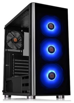 Thermaltake V200 RGB Edition ATX Mid-Tower Cabinet with Magnetic Fan Filter for Dust Reduction