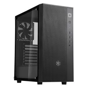 Silverstone FARA R1 ATX Mid Tower Cabinet with Pre-Installed 120mm Fan and Tempered Glass Panel
