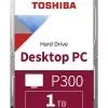Toshiba P300 3.5 Inch Internal Hard Drive for Desktop PC with Shock Sensor