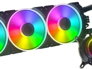 Fractal Design Celsius+ S36 Prisma ARGB 360mm CPU Liquid Cooler with Intelligent Auto and PWM Triple 120mm Fans