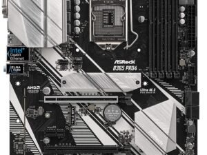ASRock B365M Pro4-F LGA 1151 Micro-ATX Motherboard with Ultra M.2 and Full Spike Protection
