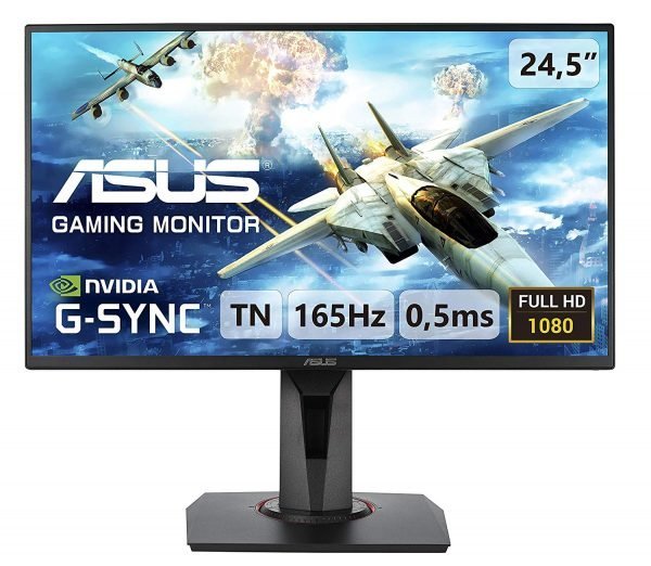 ASUS TUF Gaming VG27AQ 27 Inch Gaming Monitor (Adaptive-Sync, HDR, 1ms Response Time, 165Hz Refresh Rate, WQHD, IPS Panel, HDMI, DisplayPort, Speakers)