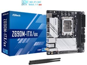 ASRock Z690M-ITX/ax LGA 1700 Intel Z690 DDR4 Mini ITX Intel Motherboard