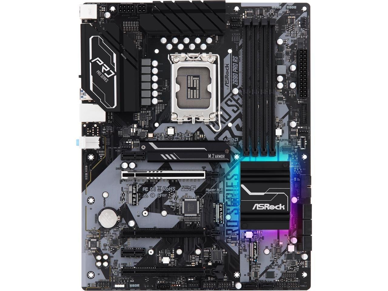 ASRock Z690 Pro RS LGA 1700 DDR4 ATX Intel Motherboard ASRock Z690 Pro RS LGA 1700 DDR4 ATX Intel Motherboard
