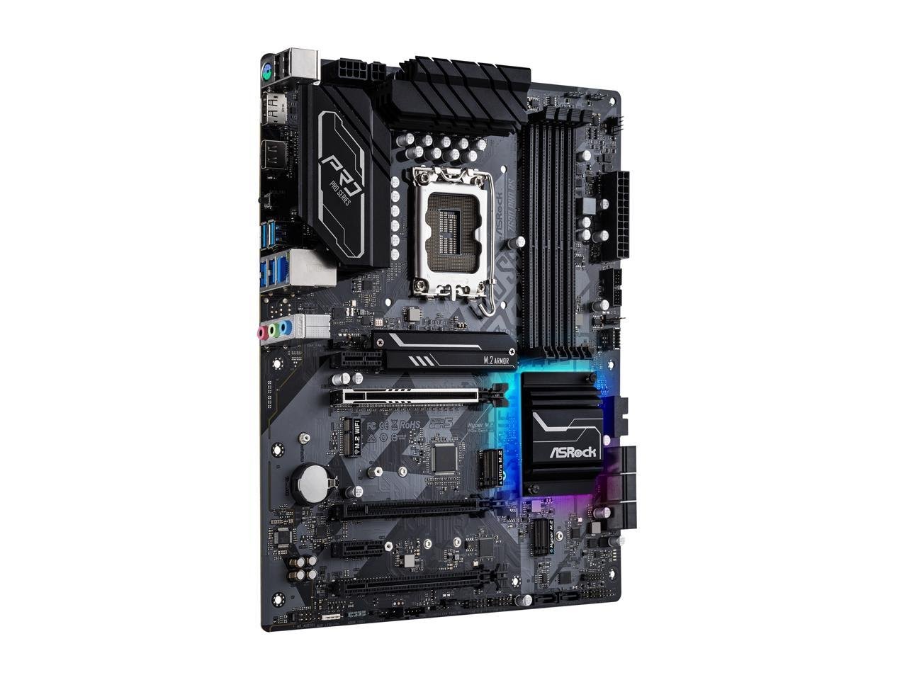 ASRock Z690 Pro RS LGA 1700 DDR4 ATX Intel Motherboard ASRock Z690 Pro RS LGA 1700 DDR4 ATX Intel Motherboard