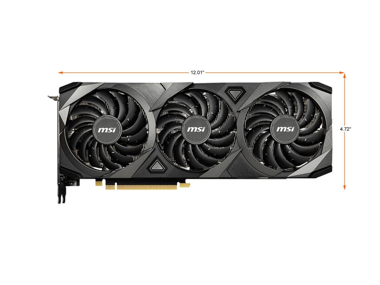 MSI GeForce RTX 3080 VENTUS 3X PLUS 10G OC LHR Graphic Card MSI GeForce RTX 3080 VENTUS 3X PLUS 10G OC LHR Graphic Card