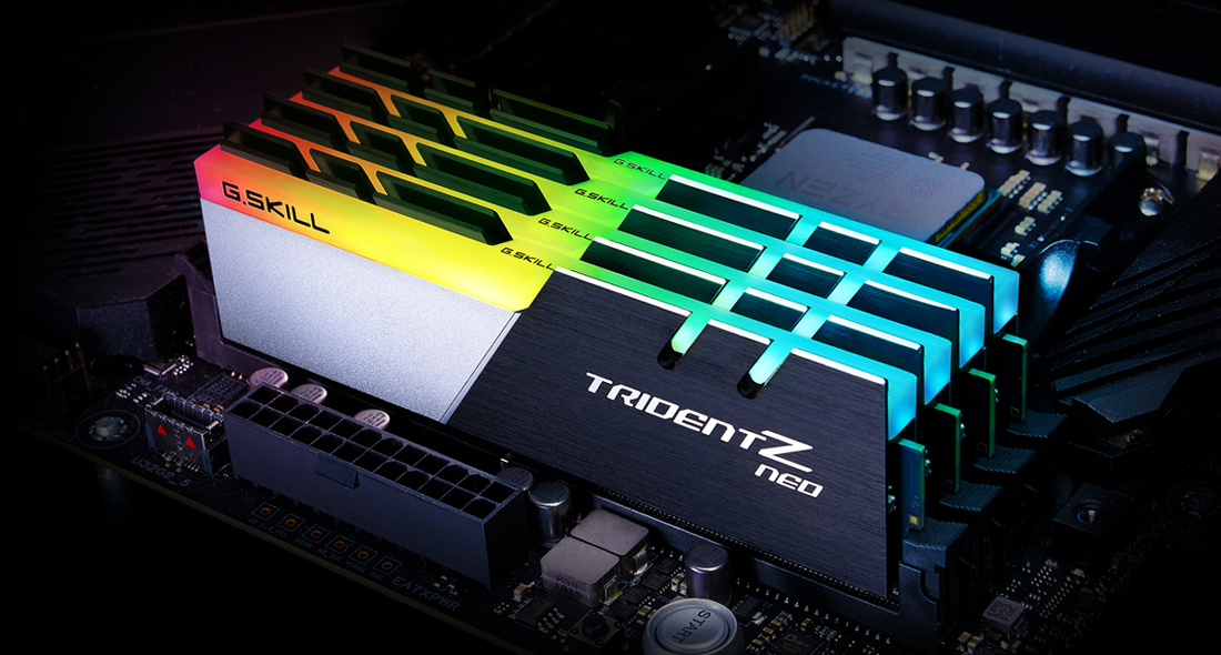 G.skill Trident Z Neo Series 32GB (4x8GB) 3600 MHz DDR4 Memory F4-3600C14Q-32GTZNB G.skill Trident Z Neo Series 32GB (4x8GB) 3600 MHz DDR4 Memory F4-3600C14Q-32GTZNB