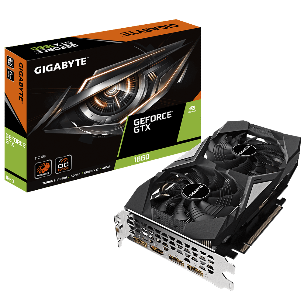 Gigabyte Nvidia GeForce RTX 2060 Windforce OC 12GB GDDR6 Graphics Card