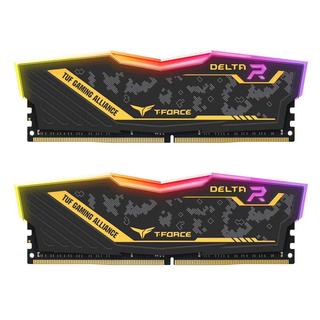 Teamgroup T-Force Delta RGB 64GB (2 x 32GB) DDR4 3200MHz Memory TF4D464G3200HC16CDC01