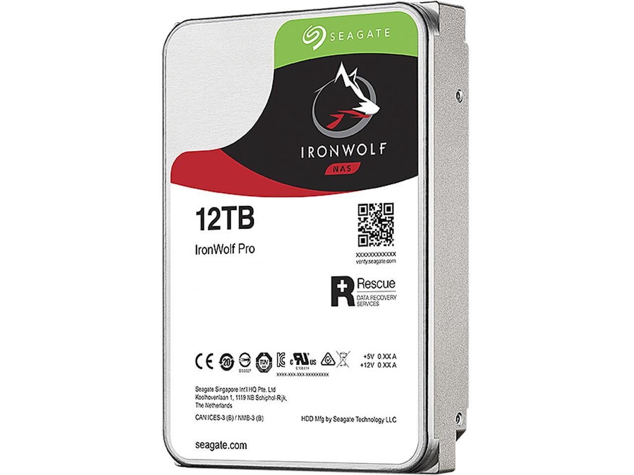 Seagate IronWolf Pro 8TB NAS Hard Drive 7200 RPM 256MB Cache CMR SATA 6.0Gb/s 3.5‰Û_ Internal HDD ST8000NE001