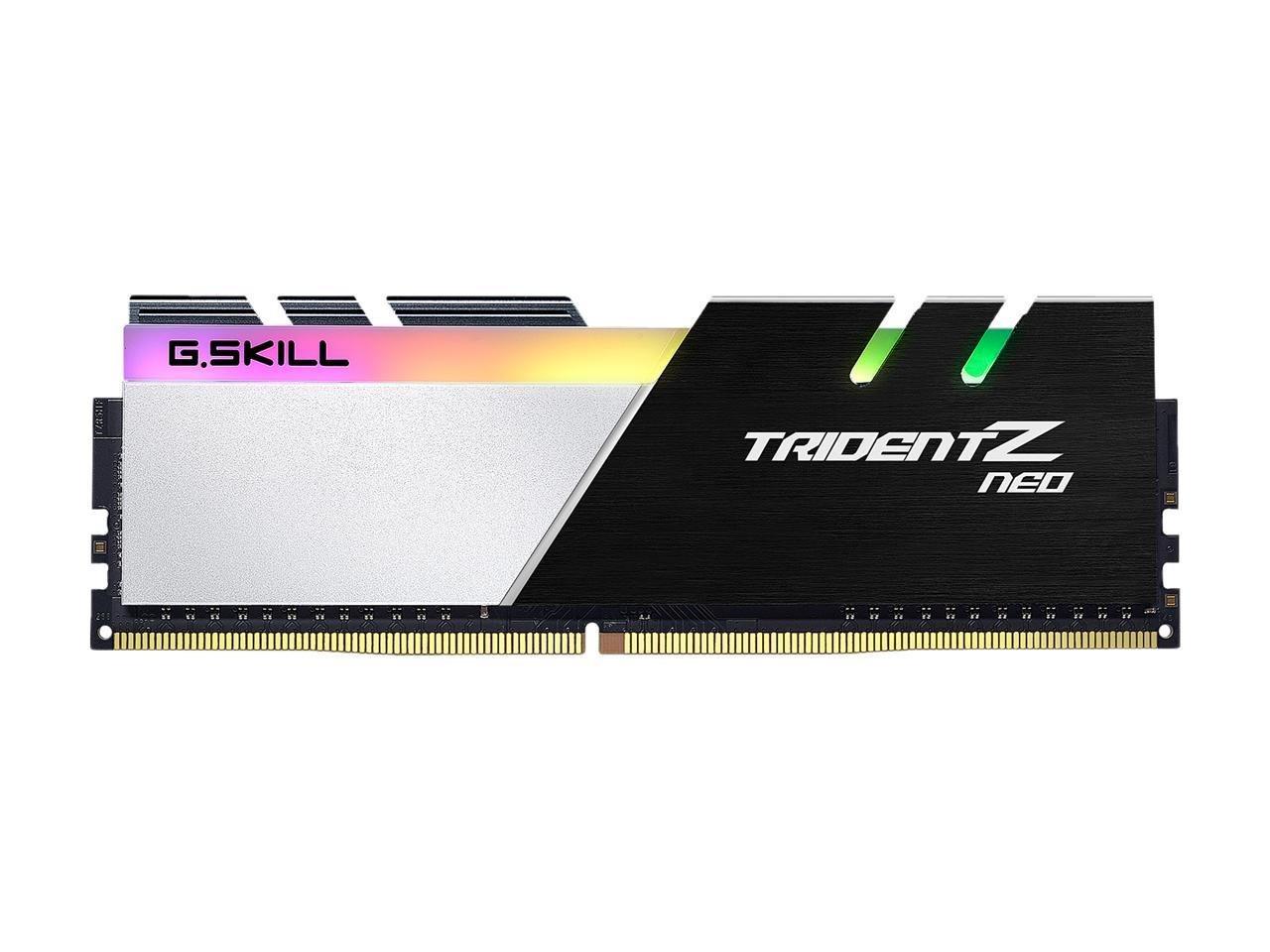 G.skill Trident Z Neo Series 16GB (2x8GB) 3600 MHz DDR4 Memory F4-3600C14D-16GTZNB G.skill Trident Z Neo Series 16GB (2x8GB) 3600 MHz DDR4 Memory F4-3600C14D-16GTZNB