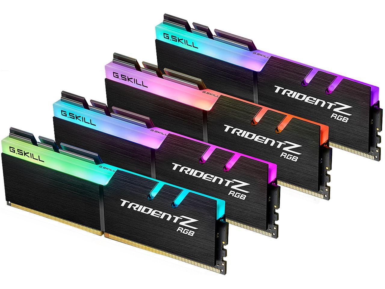 G.Skill Trident Z RGB Series 128GB (4x32GB) 3600 MHz DDR4 Memory F4-3600C16Q-128GTZR