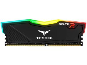 Teamgroup T-Force Delta RGB Series 16GB (16GBX1) DDR4 3200MHz Black Memory TF3D416G3200HC16CBK