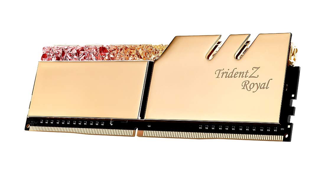 G.Skill TZ Royal Silver Series 128GB (4x32GB) 4000 MHz DDR4 Memory F4-4000C18Q-128GTRS G.Skill TZ Royal Silver Series 128GB (4x32GB) 4000 MHz DDR4 Memory F4-4000C18Q-128GTRS