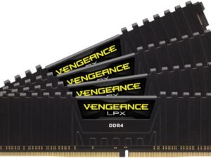 Corsair Vengeance LPX Black 128GB (4x32GB) 3200MHz DDR4 Quad Channel Memory Kit CMK128GX4M4E3200C16