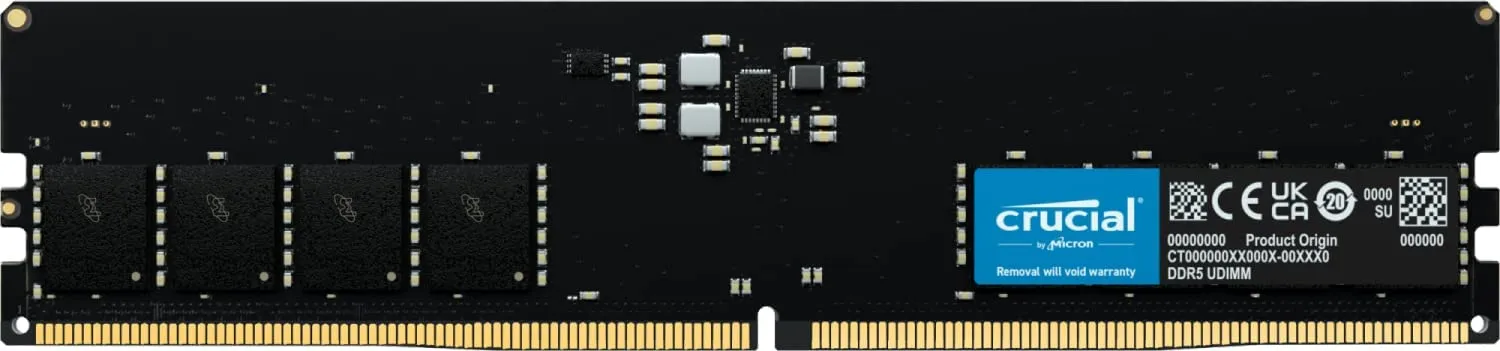 Crucial Ballistix RGB 8GB DDR4-3200 Desktop Gaming Memory (Black) BL8G32C16U4BL
