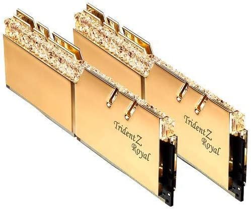 G.skill Trident Z Royal Gold Series 16GB (2x8GB) 4000 MHz DDR4 Memory F4-4000C18D-16GTRG G.skill Trident Z Royal Gold Series 16GB (2x8GB) 4000 MHz DDR4 Memory F4-4000C18D-16GTRG