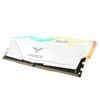 Teamgroup T-FORCE DELTA RGB Series 16GB (16GBX1) DDR4 3200MHz White Memory TF4D416G3200HC16C01