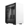 Deepcool MACUBE 110 (M-ATX) Mid Tower White Cabinet With Tempered Glass Side Panel R-MACUBE110-WHNGM1N-G-1