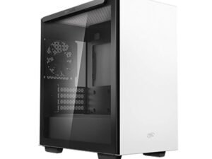 Deepcool MACUBE 110 (M-ATX) Mid Tower White Cabinet With Tempered Glass Side Panel R-MACUBE110-WHNGM1N-G-1