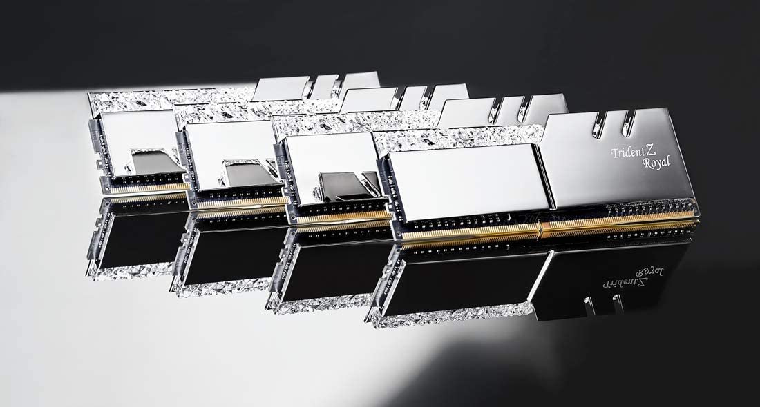 G.skill Trident Z Royal Gold Series 32GB (4x8GB) 3600 MHz DDR4 Memory F4-3600C16Q-32GTRGC G.skill Trident Z Royal Gold Series 32GB (4x8GB) 3600 MHz DDR4 Memory F4-3600C16Q-32GTRGC