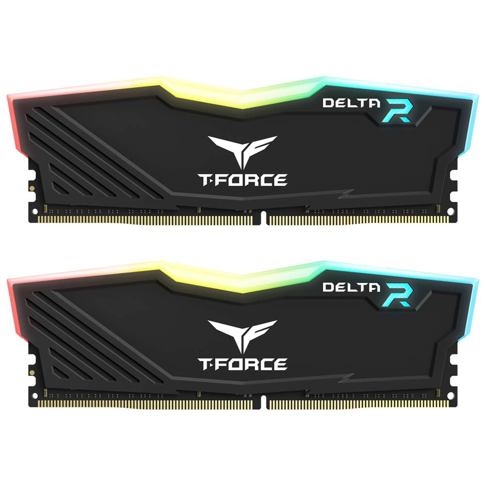 Teamgroup T-FORCE DELTA RGB Series 16GB (8GBX2) DDR4 3200MHz White Memory TF4D416G3200HC16CDC01