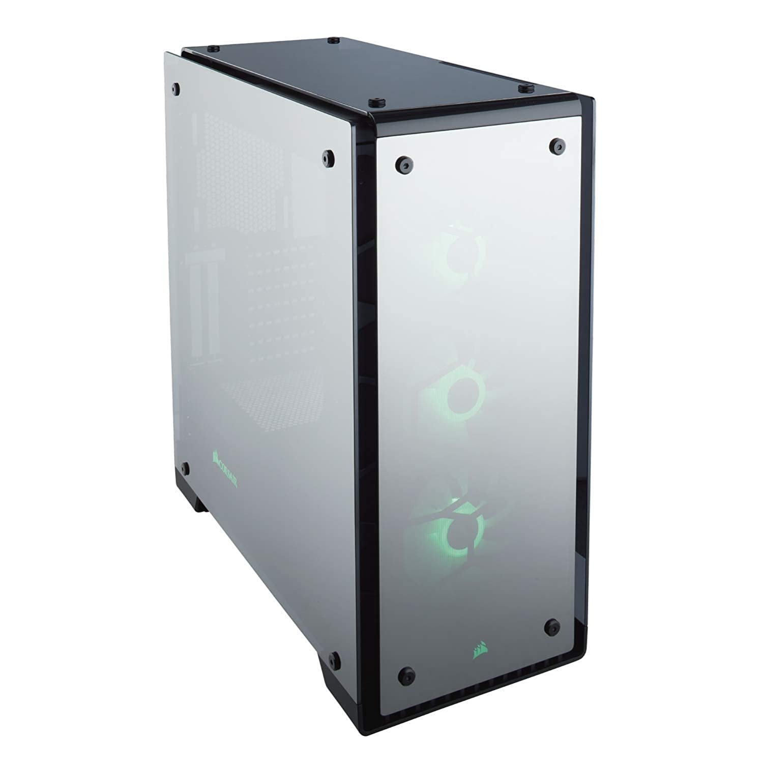 Corsair iCUE 220T RGB Airflow Tempered Glass Black Mid-Tower Smart Case CC-9011173-WW