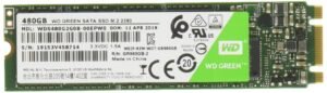 WD Green 480GB SATA M.2 2280 SSD WDS480G2G0B