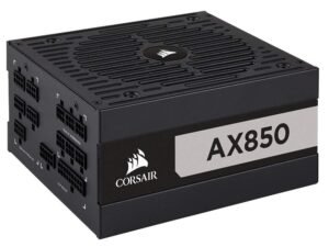 Corsair AX850 SMPS 850 Watt 80 PLUS Titanium Certification Fully Modular PSU CP-9020151-UK Corsair AX850 SMPS 850 Watt 80 PLUS Titanium Certification Fully Modular PSU CP-9020151-UK