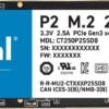 Crucial 250GB P2 NVMe PCIe M.2 Internal SSD CT250P2SSD8