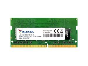 ADATA Premier DDR4 2400MHz 4GB SODIMM Memory for Notebooks AD4S2400J4G17-S