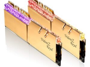 G.Skill Trident Z Royal Gold 16 GB (2 x 8GB) 3200 MHz DDR4 Memory F4-3200C16D-16GTRG