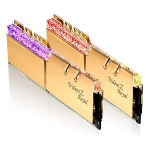G.Skill Trident Z Royal Gold 32 GB (2 x 16GB) 3200 MHz DDR4 Memory F4-3200C16D-32GTRG