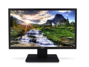 Acer 19.5-Inch HD LED Backlit Computer Monitor With HDMI, VGA Ports And Stereo Speakers   V206HQL (Black)