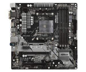 ASRock B450 Pro4 R2.0 AM4 AMD Promontory ATX AMD Motherboard