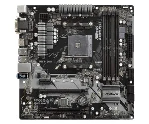 ASRock B450 Pro4 R2.0 AM4 AMD Promontory ATX AMD Motherboard