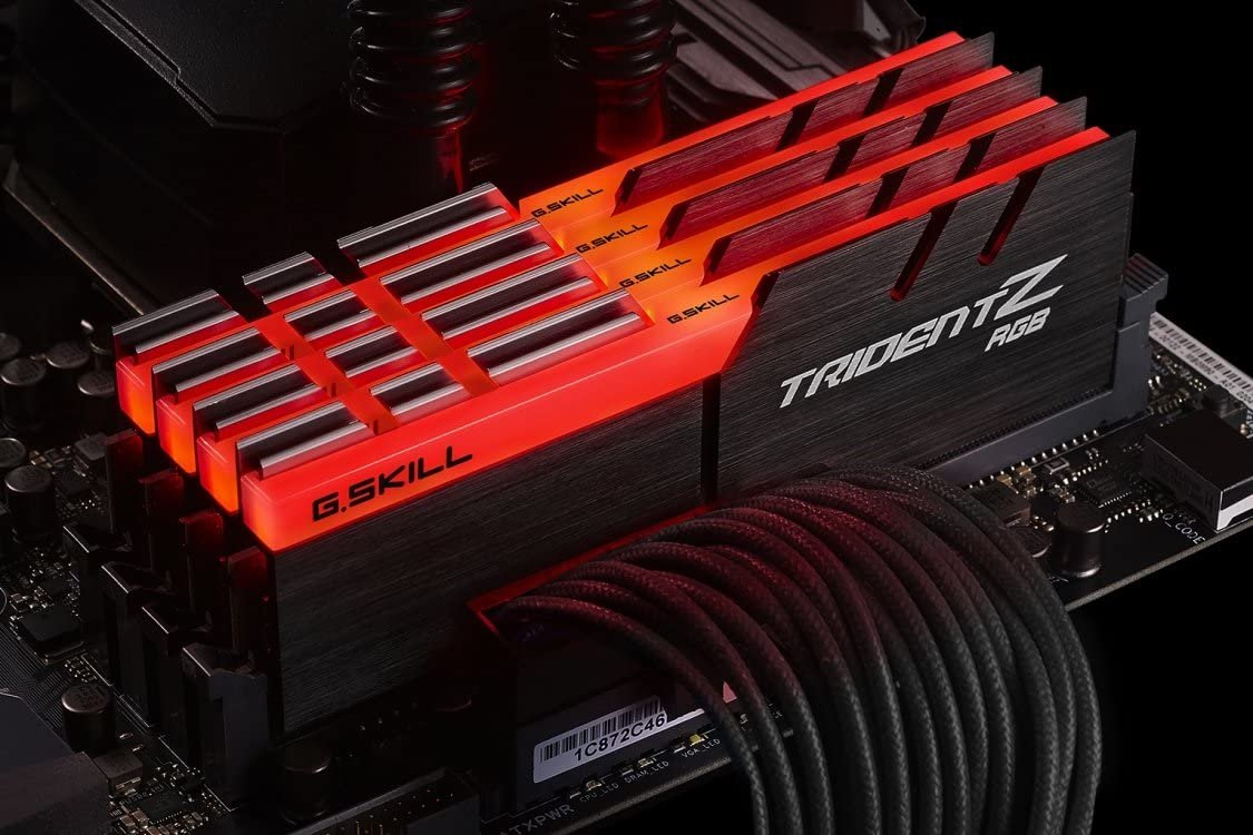 G.skill Trident Z Series 32GB (2x16GB) 4000 MHz DDR4 Memory F4-4000C19D-32GTZKK G.skill Trident Z Series 32GB (2x16GB) 4000 MHz DDR4 Memory F4-4000C19D-32GTZKK