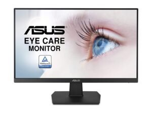 ASUS VA24EHE 24 Inch Gaming Monitor (Adaptive-Sync, 5ms Response Time, Frameless, FHD, IPS Panel, DVI, HDMI, D-Sub)