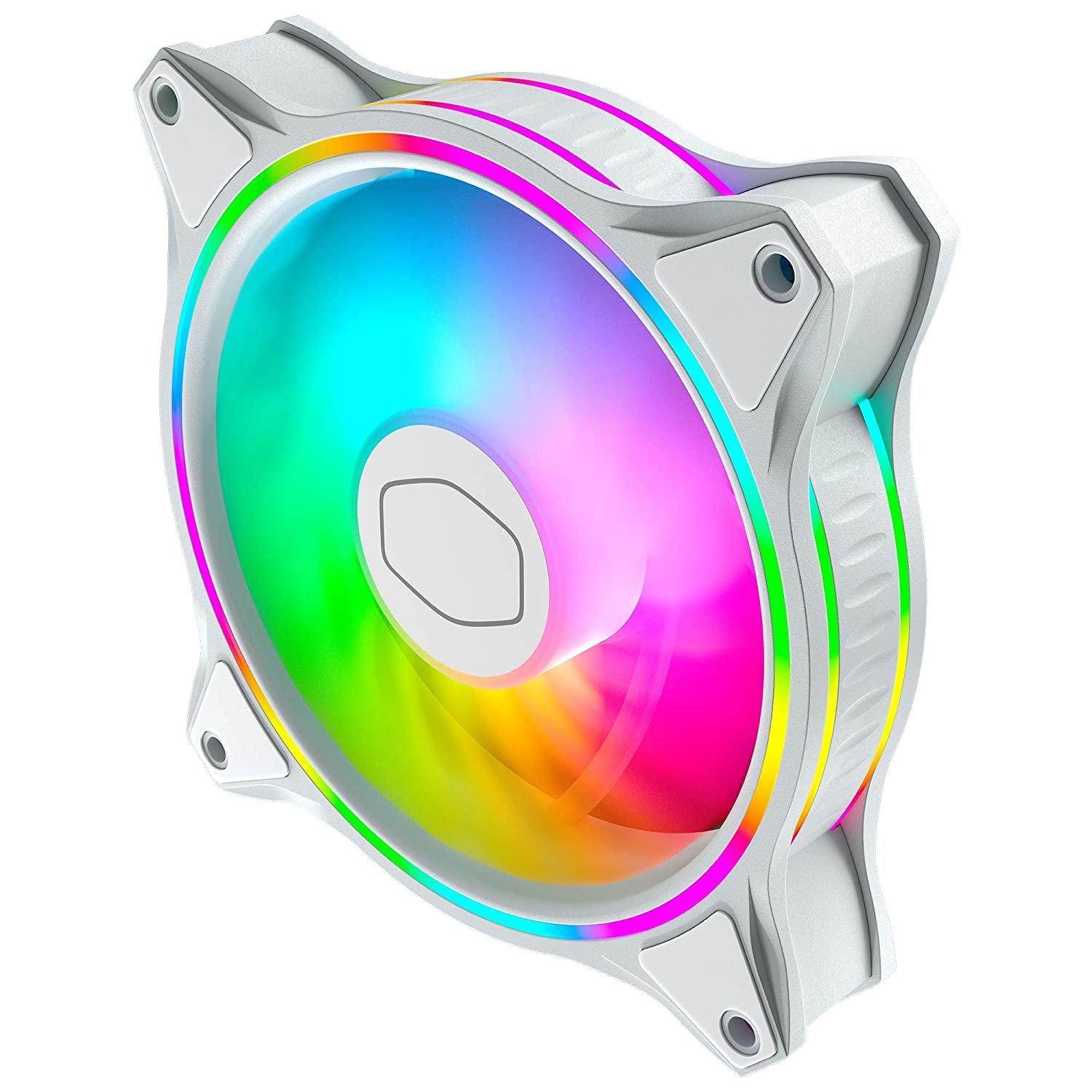 Cooler Master MasterFan MF120 Halo White Edition ARGB Cabinet Fan (Triple Pack) MFL-B2DW-183PA-R1 Cooler Master MasterFan MF120 Halo White Edition ARGB Cabinet Fan (Triple Pack) MFL-B2DW-183PA-R1