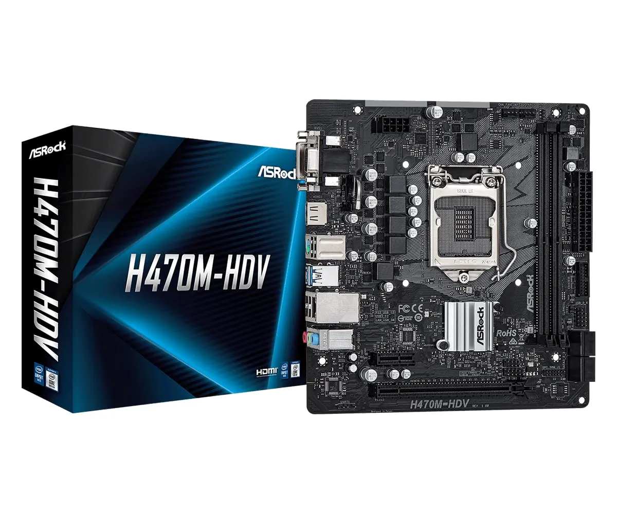 ASRock A320M-HDV AM4 Micro ATX AMD Motherboard