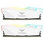 Team Group DELTA RGB 16GB (2X8GB) 3600 MHz White Memory TF4D416G3600HC18JDC01